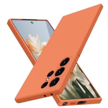 Imagem de JUNAUTTB Capa para Samsung Galaxy S24 Ultra 5G silicone líquido, proteção de corpo inteiro, capa macia à prova de choque antiarranhões para Samsung Galaxy S24 Ultra capa de telefone Slim Fit durável