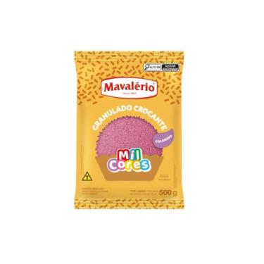 Imagem de Granulado Colorido Mil Cores Mavalério 500g, Rosa