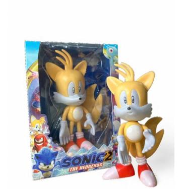 Imagem de Boneco Articulado Sonic Tails Amarelo
