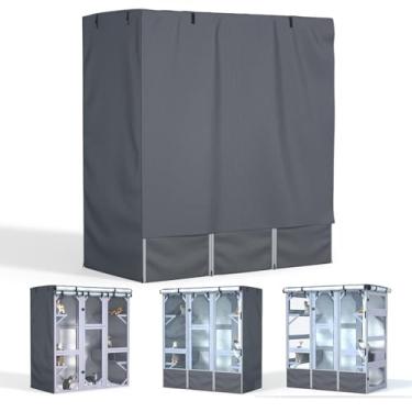 Imagem de Seal Bailey Capa Para Casa De Gato Ao Ar Livre, Capa De Proteção À Prova De Poeira Para Condomínio De Gaiola De Gato Grande/Capa Para Casa De Gato, Com Janela Visual, 100% À Prova D'Água - 63" C X 3