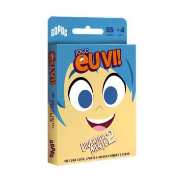 Imagem de Jogo Eu Vi! Divertidamente 2 com 55 Cartas Copag - 35496