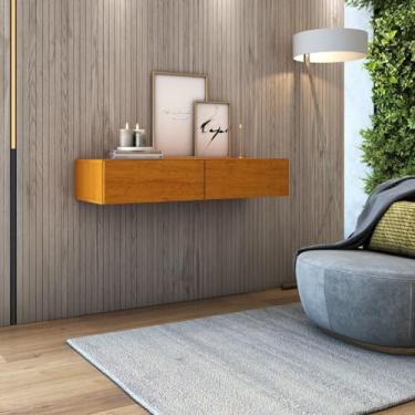 Imagem de Aparador Eros Suspenso 90x20cm Alto PadrãoNaturale Monumental Móveis