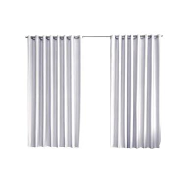 Imagem de Cortina Blackout 2,80m x 2,50m Proteção Total Contra Luz UV e Privacidade Garantida (Branca)