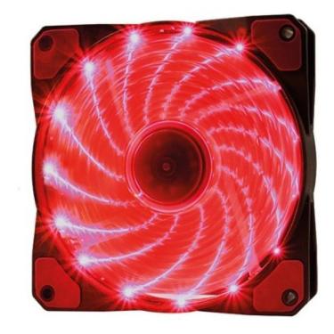 Imagem de Cooler Fan 15 Leds Vermelho F20 Oex