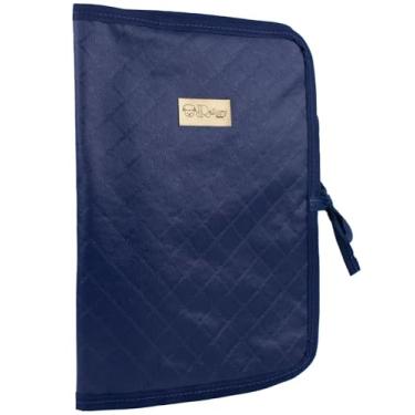 Imagem de Porta Documentos Do Bebê Capa Para Caderneta De Vacinação (Azul Marinho)
