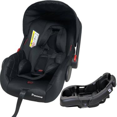 Imagem de Cadeirinha para Carro com Base Passear Baby Aconchego Preto