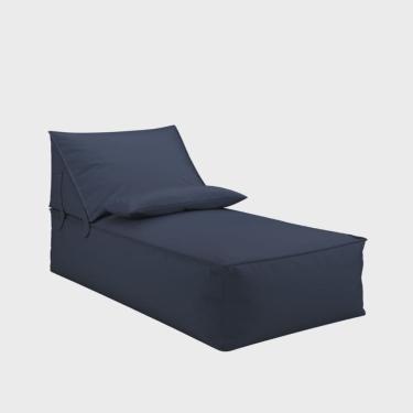 Imagem de Chaise em Outdoor com Encosto Móvel Taipe Azul Marinho