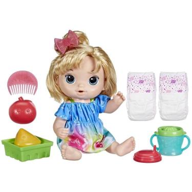Imagem de Boneca Baby Alive Hora do Suco Cabelos Loiros F7356 - Hasbro