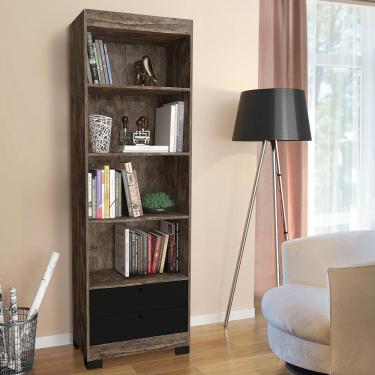 Imagem de Armario multiuso 2 portas E 2 gavetas castani com preto