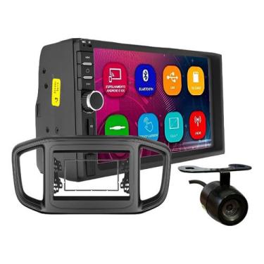 Imagem de Kit central multimidia MP5 7 pol câmera de ré fiat strada 2021 A 2023 fiorino 2022