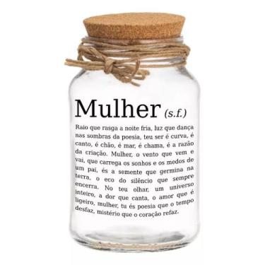 Imagem de Pote 500ml Hermético Vidro Com Tampa De Rolha Para Armazenar Temperos,