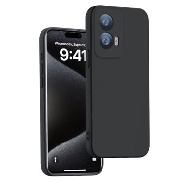 Imagem de MIDIIUGCT Projetada para Moto G Stylus 5G 2024, capa de silicone fina à prova de choque [macia] [antiarranhões] [proteção contra quedas], preta, MUS-XGJ-36-01