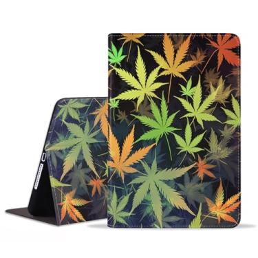 Imagem de POIUYTREW Capa para Samsung Galaxy Tab S10 Plus (2024)/S9 Plus/S9 FE Plus 5G 12,4 polegadas (2023), capa fólio de couro PU capa inteligente com suporte e despertar/hibernar automaticamente, folha de