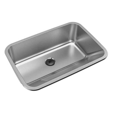 Imagem de Tanque Inox Grande 60x40x22cm Fosco Ghelplus Cor Acetinado 10.04.20448