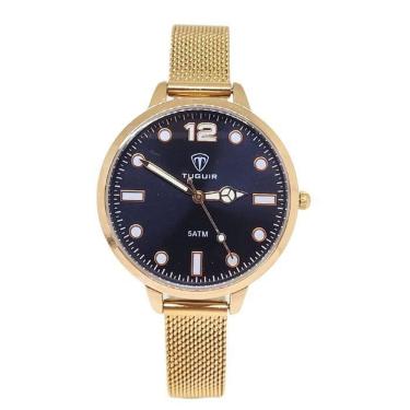 Imagem de Relógio Feminino Relógio Tuguir Analógico Tg227 Rose E Preto