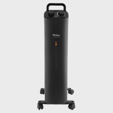 Imagem de Aquecedor a Óleo Philco, 3 Níveis Temperatura, Rodas e Alça PAQ1520P
