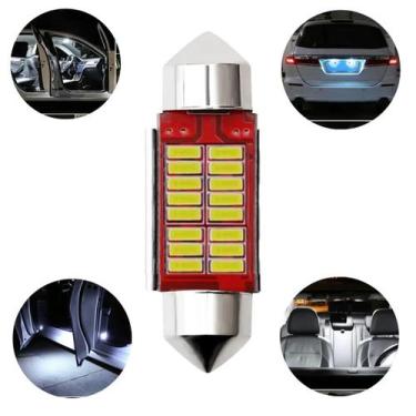 Imagem de Lampada Torpedo Branca Colby Cambus Teto Mala 36mm 16 LED - Autovex