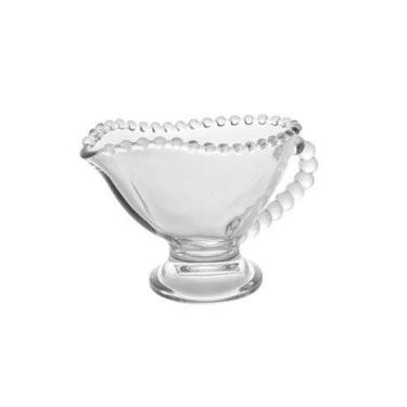 Imagem de Molheira Cristal Pearl 13 cm x 7 cm x 9 cm 140 ml Wolff, Transparente
