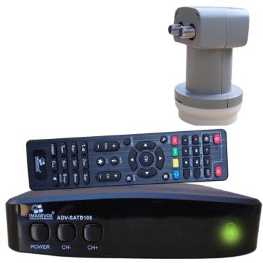 Imagem de Receptor Satélite nova Parabólica ku + lnbf Ku Duplo - Pasmeyt