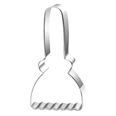 Imagem de WJSYSHOP Cortador de biscoito de vassoura de bruxa para Halloween - Aço inoxidável