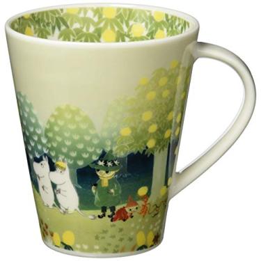 Imagem de Caneca Yamaka Shoten MM3201-35 Moomin Luonto, Grande, 500 ml, Colina, Verde, Moomin Goods, Escandinavo, Presente, Grande, Louça, Feito no Japão
