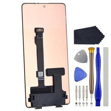 Imagem de Substituição do conjunto de tela sensível ao toque do digitalizador LCD completo para Xiaomi Redmi Note 12 Pro Poco X5 Pro 22101316C preto incluindo kit de ferramentas