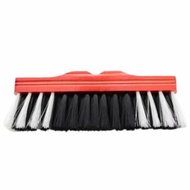 Imagem de Vassoura Verona de Madeira, 30cm, Cerdas Pretas e Brancas