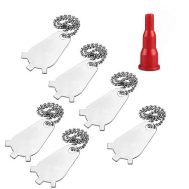 Imagem de Isqueiros infláveis, chave de fenda, ajustador de chama, maçarico, ferramenta de ajuste de chama, ferramenta de desmontagem de parafuso, (6 peças)