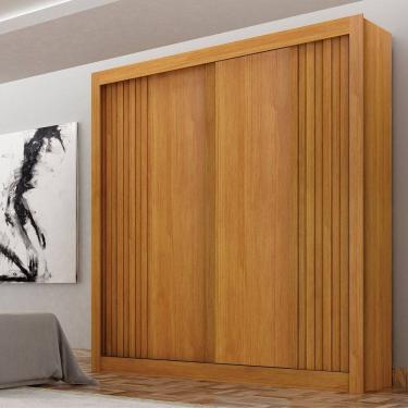 Imagem de Guarda-roupa para Casal 2 Portas Milano Cinamomo
