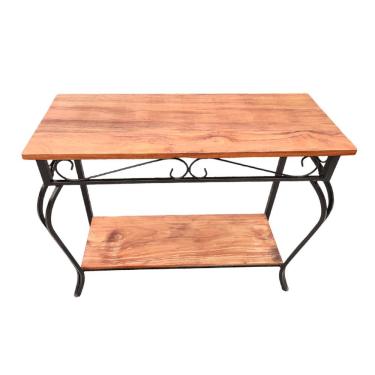 Imagem de Aparador Grande Para Sala Ferro E Madeira Artesanal Tamanho 60 Cm