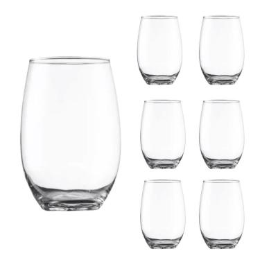 Imagem de Jogo De Copos Classic 475 Ml Vidro Cristal