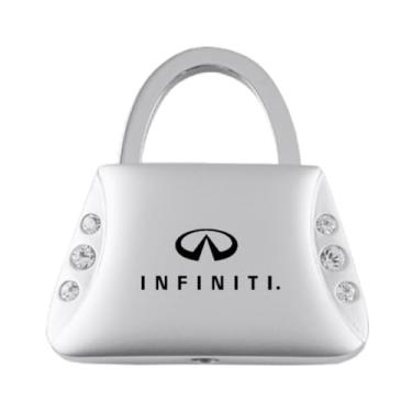 Imagem de Chaveiro Infiniti Clear Crystals em forma de bolsa