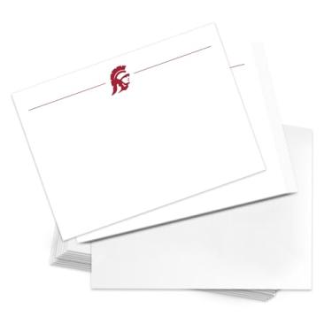 Imagem de Desert Cactus Pacote com 10 cartões de notas USC University of Southern California Trojans Papelaria Cartolina Inclui Envelopes Memo Party Thank You (cartão 1a)
