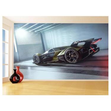 Imagem de Papel De Parede 3D Carro Lamborghini Vision Gt 3,5M Car233 - Você Deco