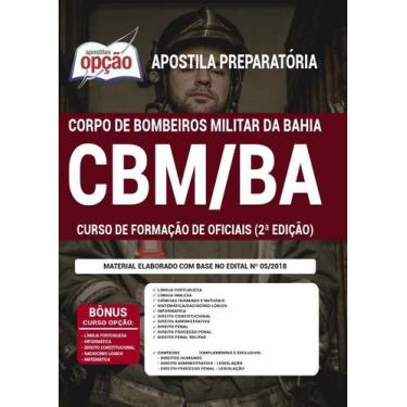 Imagem de Apostila CBM BA - Curso de Formação de Oficiais - Apostilas Opção
