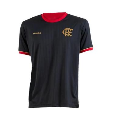 Imagem de Camisa Flamengo Masculina Mistura Preta Oficial Licenciada - Braziline