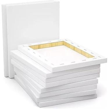 Imagem de Tela de Pintura 15x15 20x20 30x30 20x30 30x40 Algodão para Guache Óleo Acrílica Artesanato(20 x 20 cm)