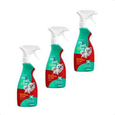 Imagem de Kit 3 Educador Sanitário Xixi Não Mypetone - 500mL