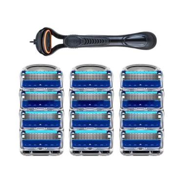 Imagem de Conjunto De Pincel De Barbear Profissional 5 Em 1 Masculino Com Tigela