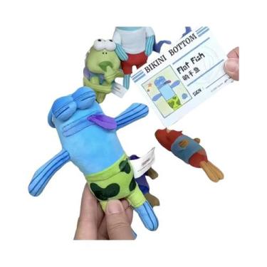 Imagem de Engraçado Bikini Bottom Buddies Blind Box Bonecas De Desenho Animado O