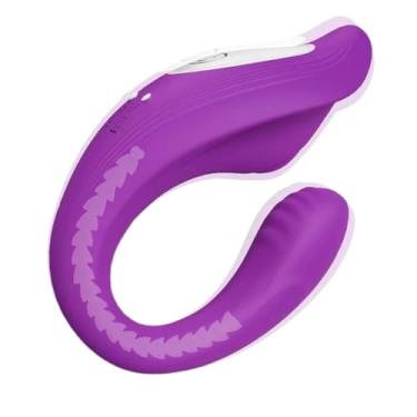 Imagem de Vibrador De Casal Ribbon Pro Articulável Brinquedo para Casal Estimulador Recarregável 9 Modos de Vibração [ROXO]