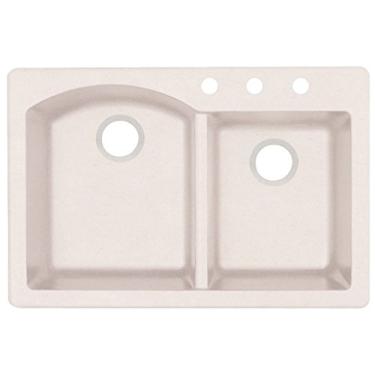 Imagem de Swanstone Pia de cozinha de granito QZ03322DB.076-3, 55,88 cm x 83,8 cm, Granito