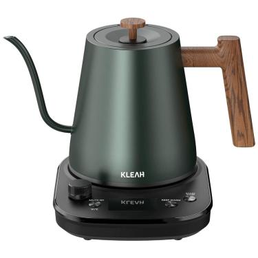 Imagem de Chaleira Elétrica 0,8L com Controle de Temperatura e Desligamento Automático, 110V 1200W KLEAH, Verde