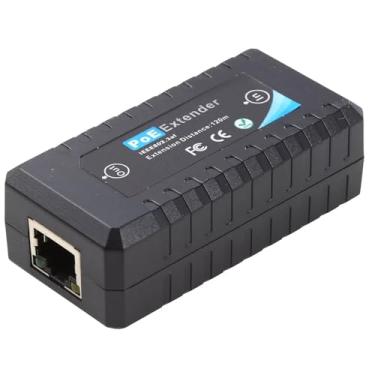 Imagem de Extensor Ethernet POE 100Mbps 394FT Alcance adicional suporta Ethernet e POE Power Forward Via Cat5e Cat6 Cat6e UTP
