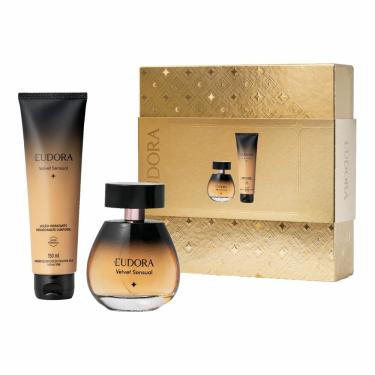 Imagem de Kit Eudora Velvet Sensual Desodorante Colônia 100ml + Loção Hidratante Desodorante Corporal 150ml