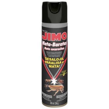 Imagem de Inseticida Jimo Mata-Baratas Aerosol 300ml Formigas Aranhas Escorpiões