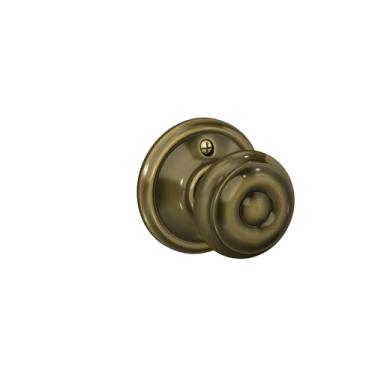 Imagem de Schlage Trava sem giro da Lock Company, latão antigo (F170 GEO 609) - F170GEO609