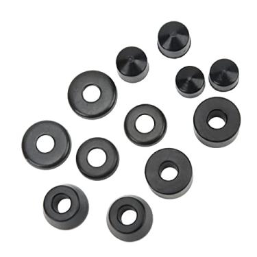Imagem de SUNGOOYUE Skateboard de Alta Resiliência Black Choque Absorvedor Para Longboard Kit de Estabilidade Melhorada - Almofada PU Durável Para Balanço Flexível, 1 Conjunto X 12 Acessórios