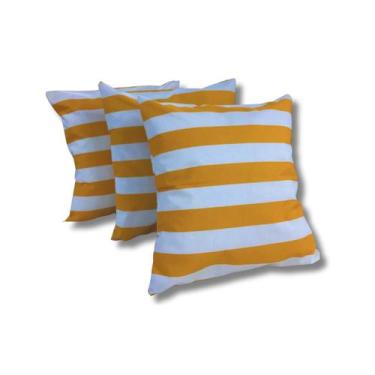 Imagem de KIT 3 Almofada Impermeáveis Aquablock 45x45 para Área Externa - DreamI