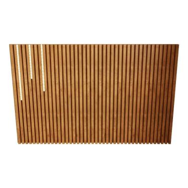 Imagem de Cabeceira Para Cama Solteiro Ripada Quarto Manila Com Led Nature Nature